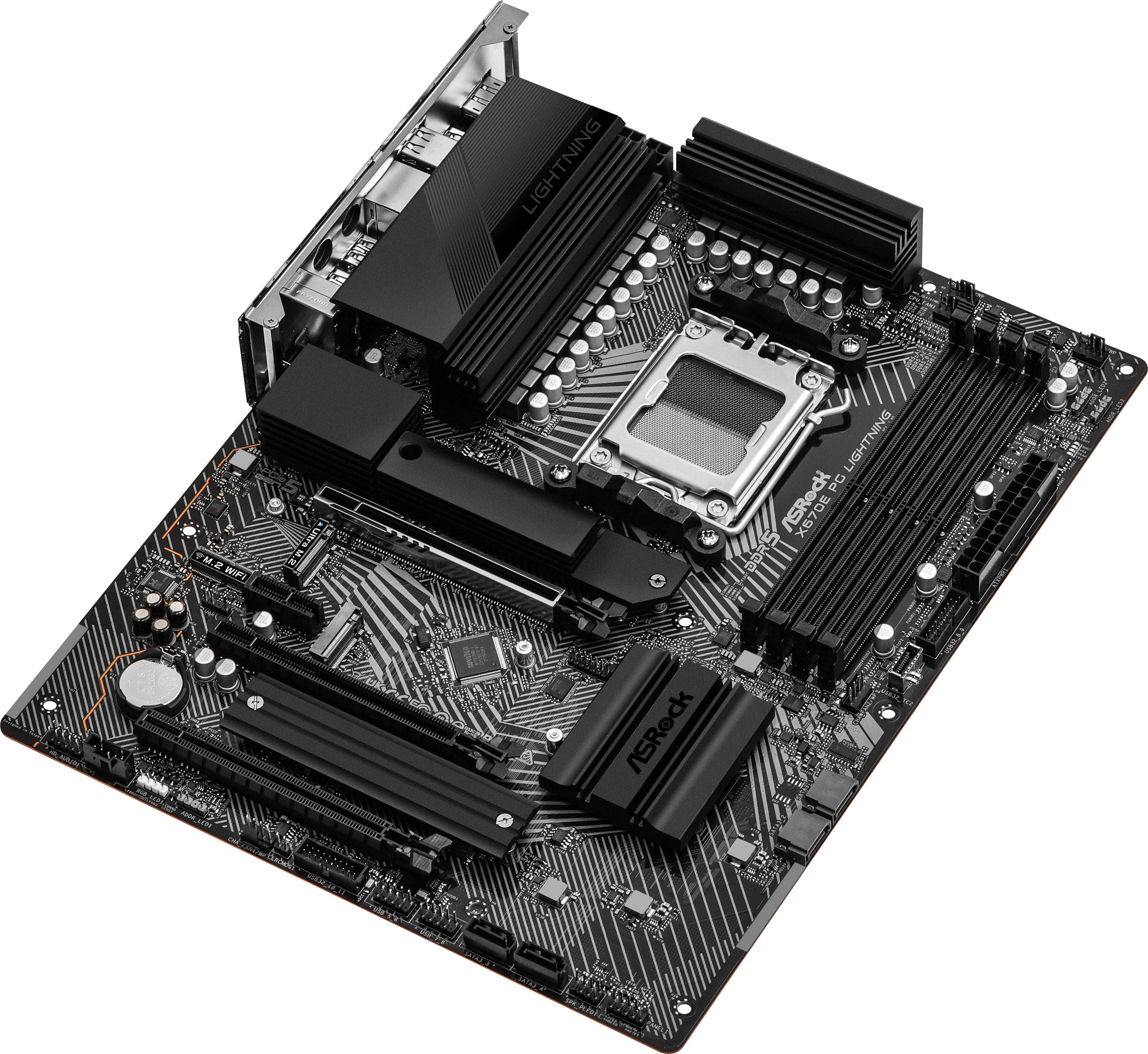 ASRock Scheda madre  X670E PG LIGHTNING AMD X670 Presa di corrente AM5 ATX