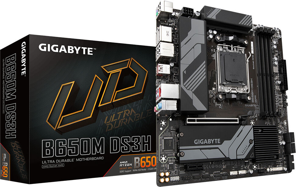 Gigabyte B650M DS3H scheda madre AMD B650 Presa di corrente AM5 micro ATX