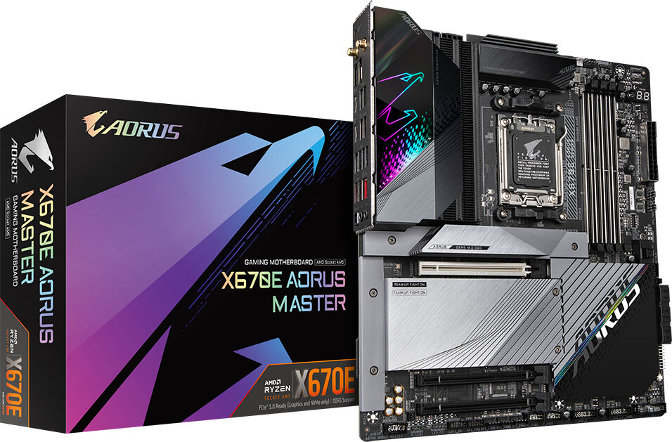 Gigabyte X670E AORUS MASTER (REV. 1.0) scheda madre AMD X670 Presa di corrente AM5 ATX