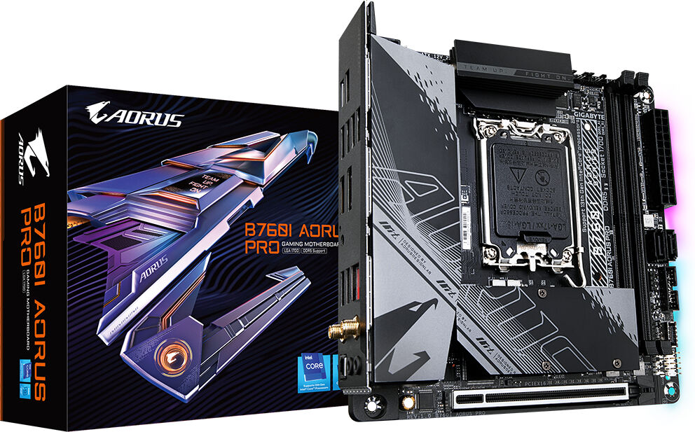 Gigabyte B760I AORUS PRO scheda madre Intel B760 Express LGA 1700 mini ITX