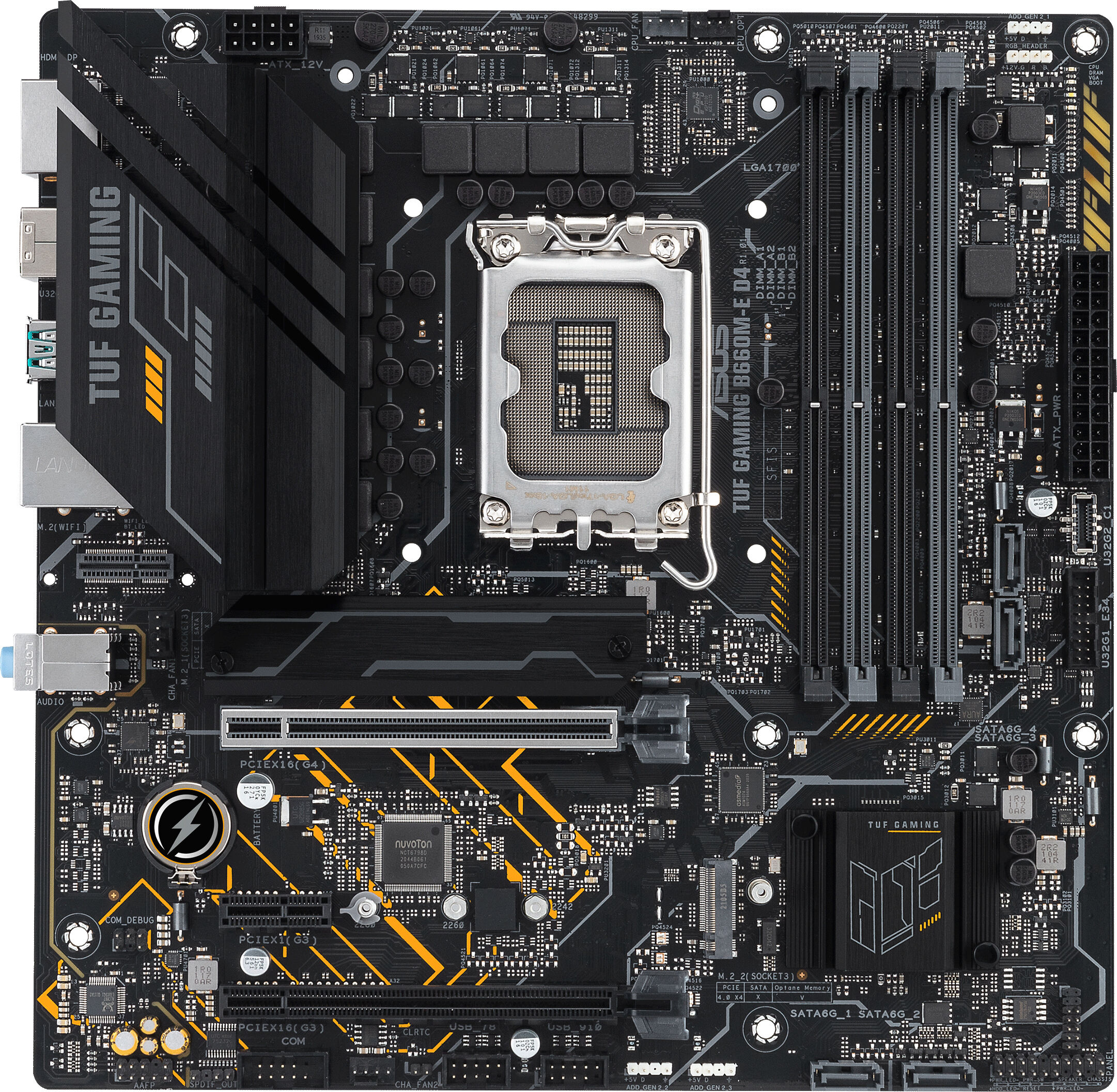 Asus Scheda madre  TUF GAMING B660M-E D4 Intel B660 LGA 1700 micro ATX