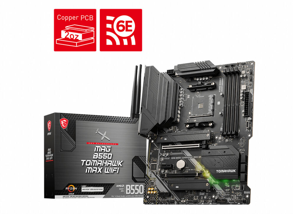 MSI Scheda madre  MAG B550 TOMAHAWK MAX WIFI AMD Socket AM4 ATX [MAG MA]