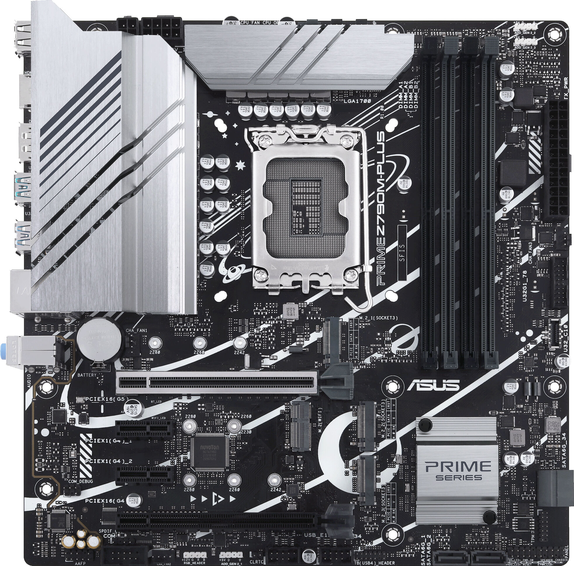 Asus Scheda madre  PRIME Z790M-PLUS Intel Z790 LGA 1700 micro ATX [90MB1E70-M1EAY0]