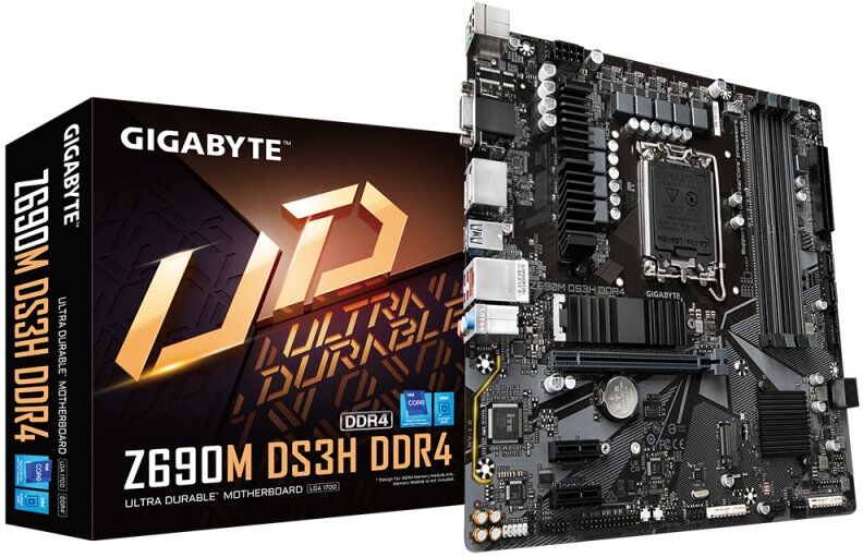 Gigabyte z690m ds3h ddr4