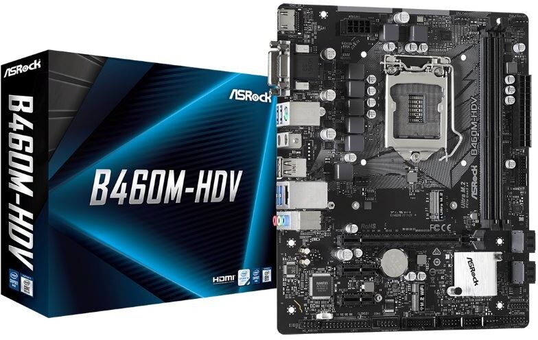 ASRock Motherboard Micro-atx Asrock B460m-hdv