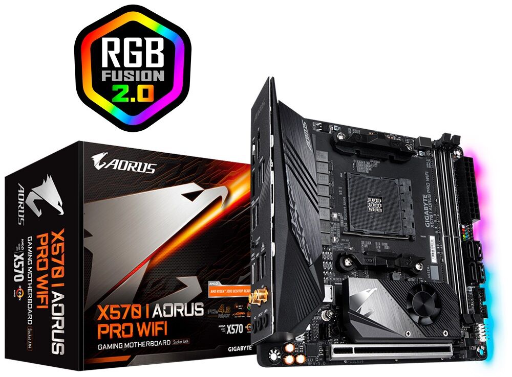 Gigabyte Motherboard Mini-itx X570 I Aorus Pro Wifi Skt Am4 - Gigabyte