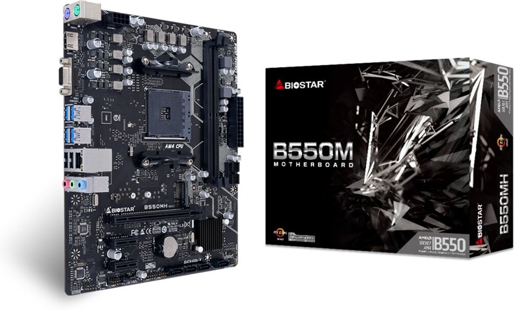 Biostar Motherboard Micro-atx Biostar B550mh