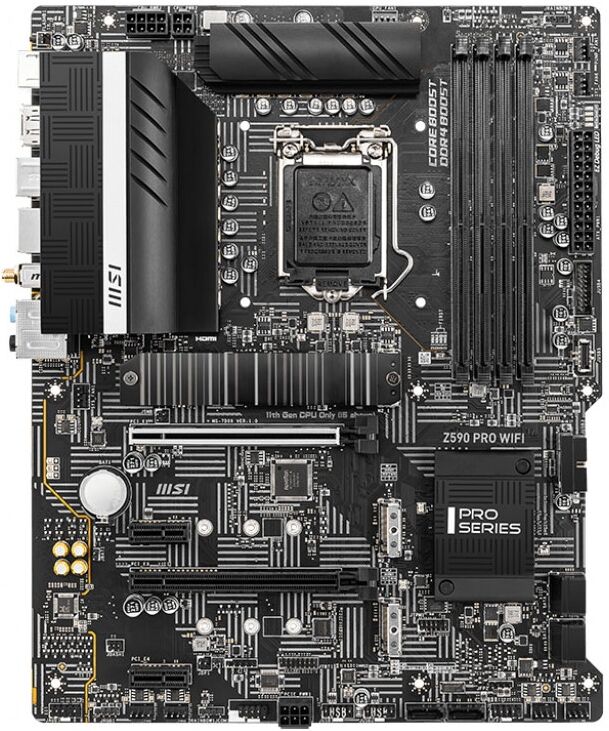 Msi Motherboard Atx Msi Z590 Pro Wifi