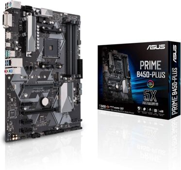 Asus Motherboard Prime B450-Plus (Socket AM4 - AMD B450 - ATX )