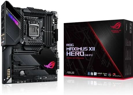 Asus Motherboard ROG MAX. XII HERO (Wi-Fi) (Socket LGA1200 - Intel Z490 - ATX)