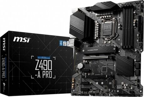 MSI Motherboard Z490-A PRO (Socket LGA1200 - Intel Z490 - ATX)