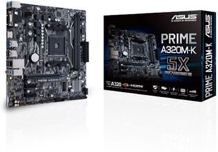 Asus Motherboard Prime A320M-K (Socket AM4 - AMD A320 - Micro-ATX)