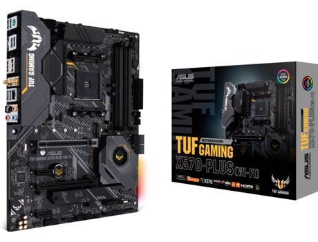 Asus Motherboard TUF Gaming X570-Plus Wi-Fi (Socket AM4 - AMD X570 - ATX)