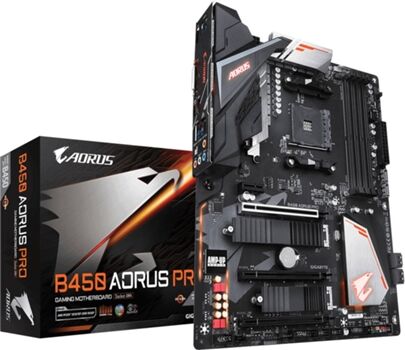 Gigabyte Motherboard B450 Aorus Pro (Socket AM4 - AMD B450 - ATX)