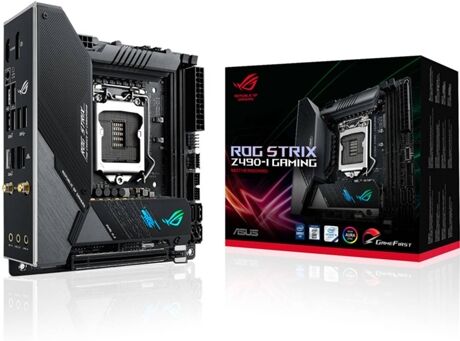 Asus Motherboard ROG STRIX Z490-I Gaming (Socket LGA1200 - Intel Z490 - Mini-ITX)