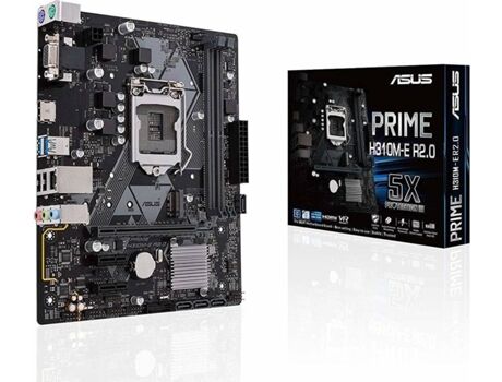 Asus Motherboard Prime H310M-E R2.0 (Socket LGA1151 - Intel H310 - Micro-ATX)
