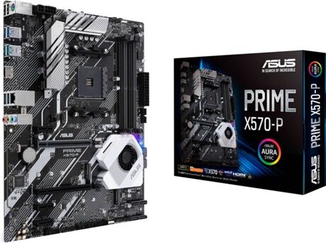 Asus Motherboard Prime X570-P (Socket AM4 - AMD X570 - ATX)