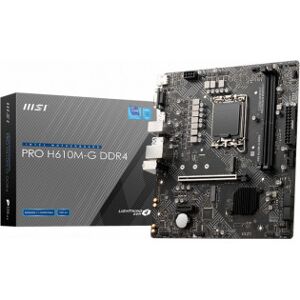 MSI Pro H610m-G Ddr4 Lga1700 Microatx Moderkort