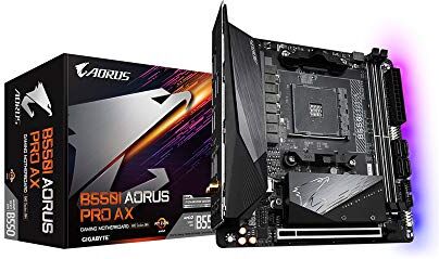 B550I AORUS PRO AX Gigabyte  Socket AM4 Mini ITX AMD B550 Gigabyte , AMD, Socket AM4, AMD Ryzen, DDR4-SDRAM, DIMM, 2133,2400,2667,2933,3200,3333,3600,4000,4400,4600,5000 MHz