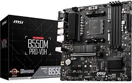 7C95-017R B550M PRO-VDH (MATX-sockel AM4, AMD B550, 4 x DDR4, 1 x PCI Express 3.0 16x)