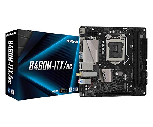 B460M-ITX/AC ASRock  stöder 10th Gen Intel CoreTM-processorer (bas 1 200) moderkort