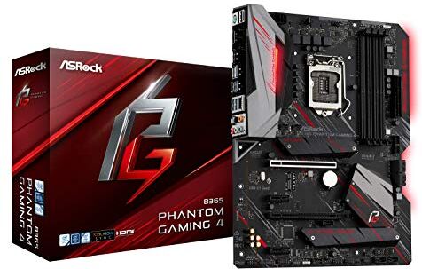 B365 PHANTOM GAMING 4 ASRock  LGA1151/Intel B365/DDR4/Quad Crossfirex/SATA 3/USB 3.1/m.2/A/GbE/ATX moderkort