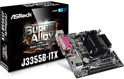 J3355B-ITX Asrock  moderkort svart/grå/brun/röd