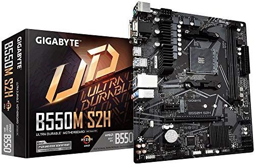 B550M S2H GIGABYTE  mATX moderkort för AMD AM4 CPUs