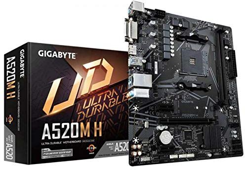 A520M H GIGABYTE  mATX moderkort för AMD AM4 CPUs