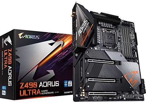 Z490 AORUS ULTRA Gigabyte  ATX Moderkort, 8.6 x 29.5 x 35 cm, Svart