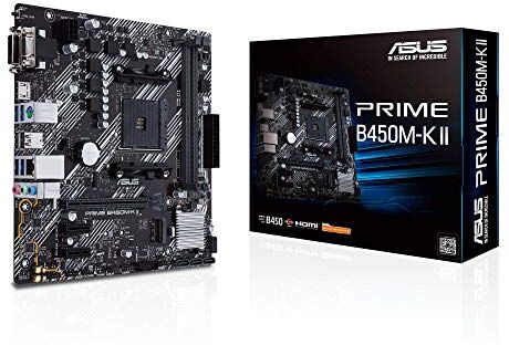 PRiME Asus  moderkortsuttag AM4 (mATX, AMD Ryzen, DDR4-minne, M.2, SATA 6Gbit/s, USB 3.1 Gen 2 Type-A)