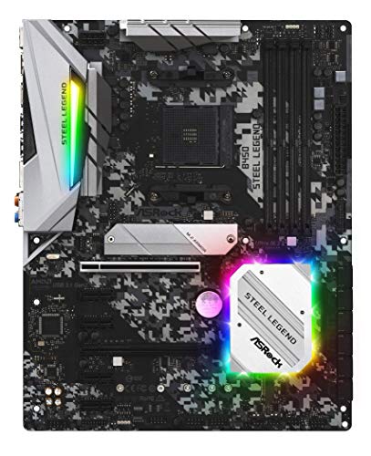 B450 Steel Legend ASRock CMK64GX4M2E3200C16  Moderkort, AM4 ATX HDMI/DP DDR4, Svart