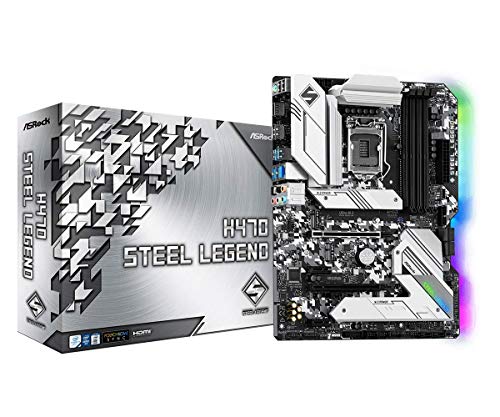 H470 STEEL LEGEND ASRock  stöder 10:e generationens Intel Core processorer (bas 1 200)