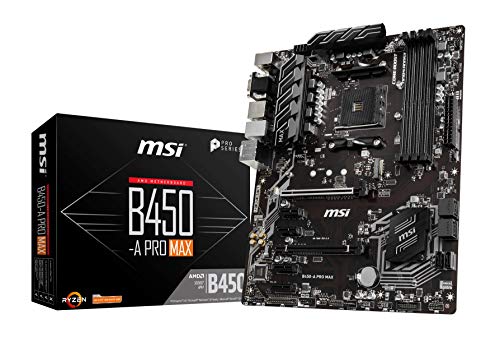 7B86-022R MSI B450-A PRO MAX AMD AM4 DDR4 m.2 USB 3.2 Gen 2 HDMI ATX moderkort