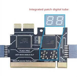 PHYUN-autoparts All in 1 TL631 Pro Motherboard Diagnostic Analyzer Tester Cards for Laptop And PC PCI Mini PCI-E  LPC