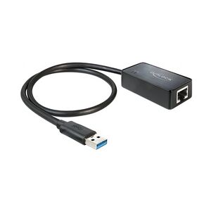 DeLock Adapter USB 3.0 > Gigabit LAN 10/100/1000 Mb/s Netzwerkadapter SuperSpeed USB 3.0 Gigabit Ethernet