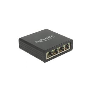 Delock Adapter USB 3.0 > 4 x Gigabit LAN - Netværksadapter - USB 3.0 - Gigabit Ethernet x 4
