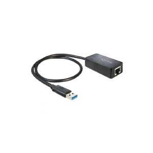 Delock Adapter USB 3.0 > Gigabit LAN 10/100/1000 Mb/s - Netværksadapter - USB 3.0 - Gigabit Ethernet