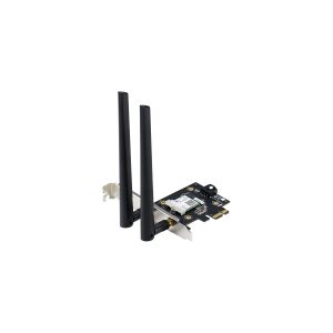 ASUS PCE-AX3000 - Netværksadapter - PCIe - 802.11a, 802.11b/g/n, Bluetooth 5.0, 802.11ax