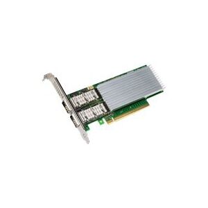 Intel Ethernet Network Adapter E810-CQDA2 - Netværksadapter - PCIe 4.0 x16 lavprofil - QSFP28 x 2