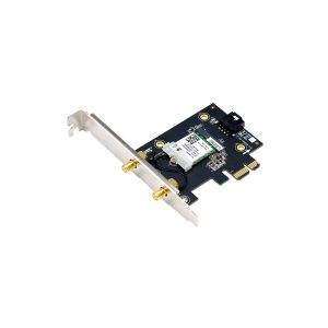 ASUS PCE-AX1800 - Netværksadapter - PCIe - 802.11a, 802.11b/g/n, 802.11ax, Bluetooth 5.2