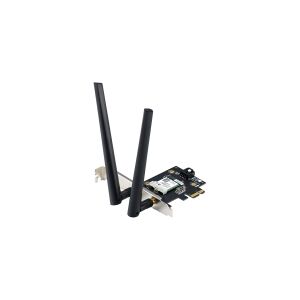 ASUS PCE-AXE5400 - Netværksadapter - PCIe lavprofil - Bluetooth 5.2, 802.11ax (Wi-Fi 6E)