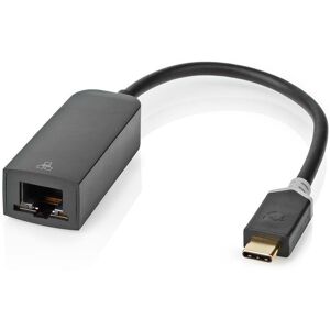 Nedis Usb-C Til Rj45 Adapter - 1000 Mbps - Sort - 0.20 M