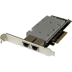 StarTech.com Scheda di rete PCI express a 2 porte 10 Gbase-T Ethernet con Chipset intel X540 [ST20000SPEXI]