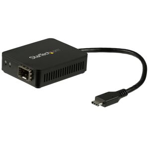 StarTech.com Adattatore di rete USB-C a Fibre ottiche - Convertitore SFP con slot aperto [US1GC30SFP]