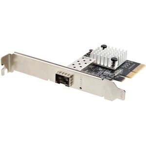 StarTech.com Scheda di Rete PCIe SFP+ 10G - Adattatore Ethernet con Porta SFP+, NIC Fibra Ottica 10Gigabit Aperto per Modulo e Cavi Conformi MSA, Gigabit PCI Express [PEX10GSFP]