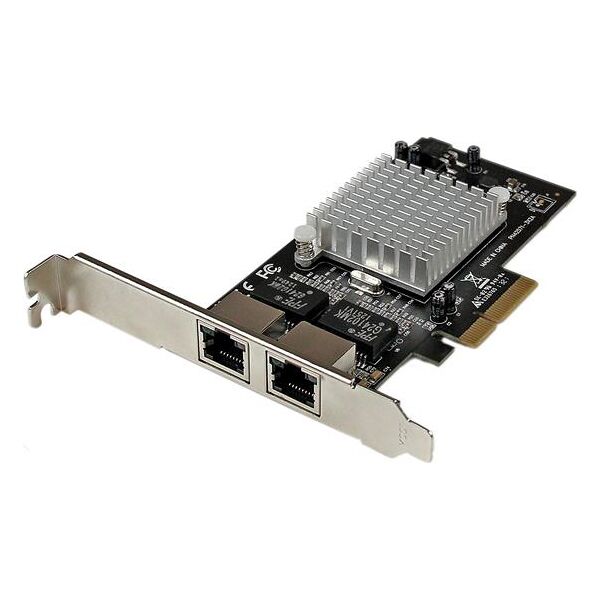 startech st2000spexi scheda adattatore server di rete gigabit ethernet pci express pcie x4 a due porte intel i350 nic - st2000spexi