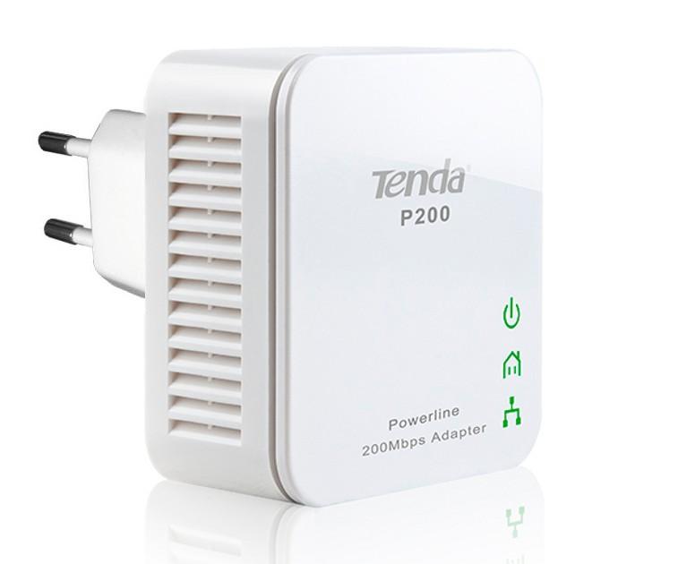 Tenda Kit 2 Mini Adattatori Powerline Ethernet 200 Mbps P200