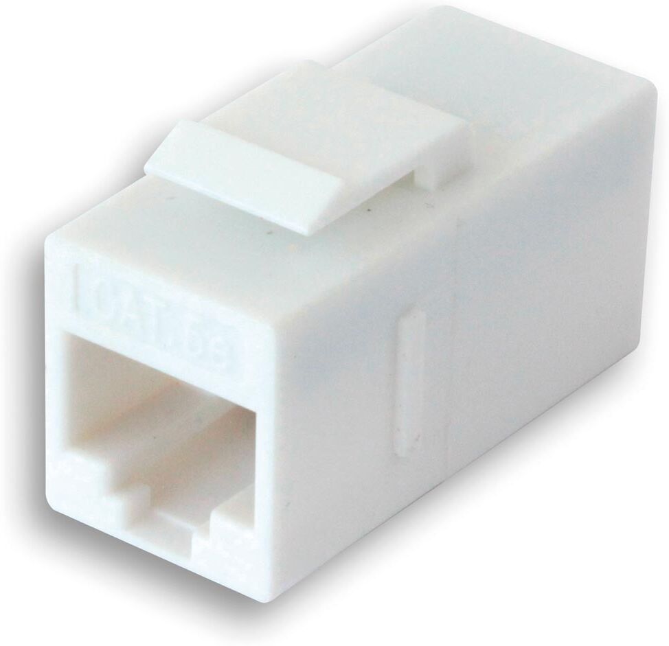 Intellinet Accoppiatore RJ45 F/F UTP Cat6 Keystone Bianco