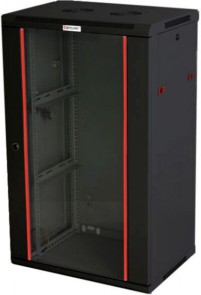 Intellinet Armadio Rack 19" a muro 20 unità sezione unica prof. 450mm Nero